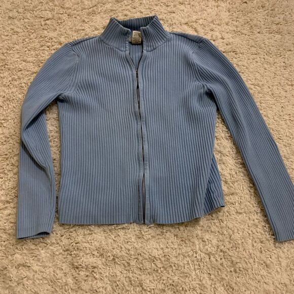 llbean zip up sweater medium - Picture 1 of 2